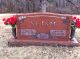 Edith Williamson Scism and Edgar Scism Headstone