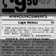 Notice of debts of wife